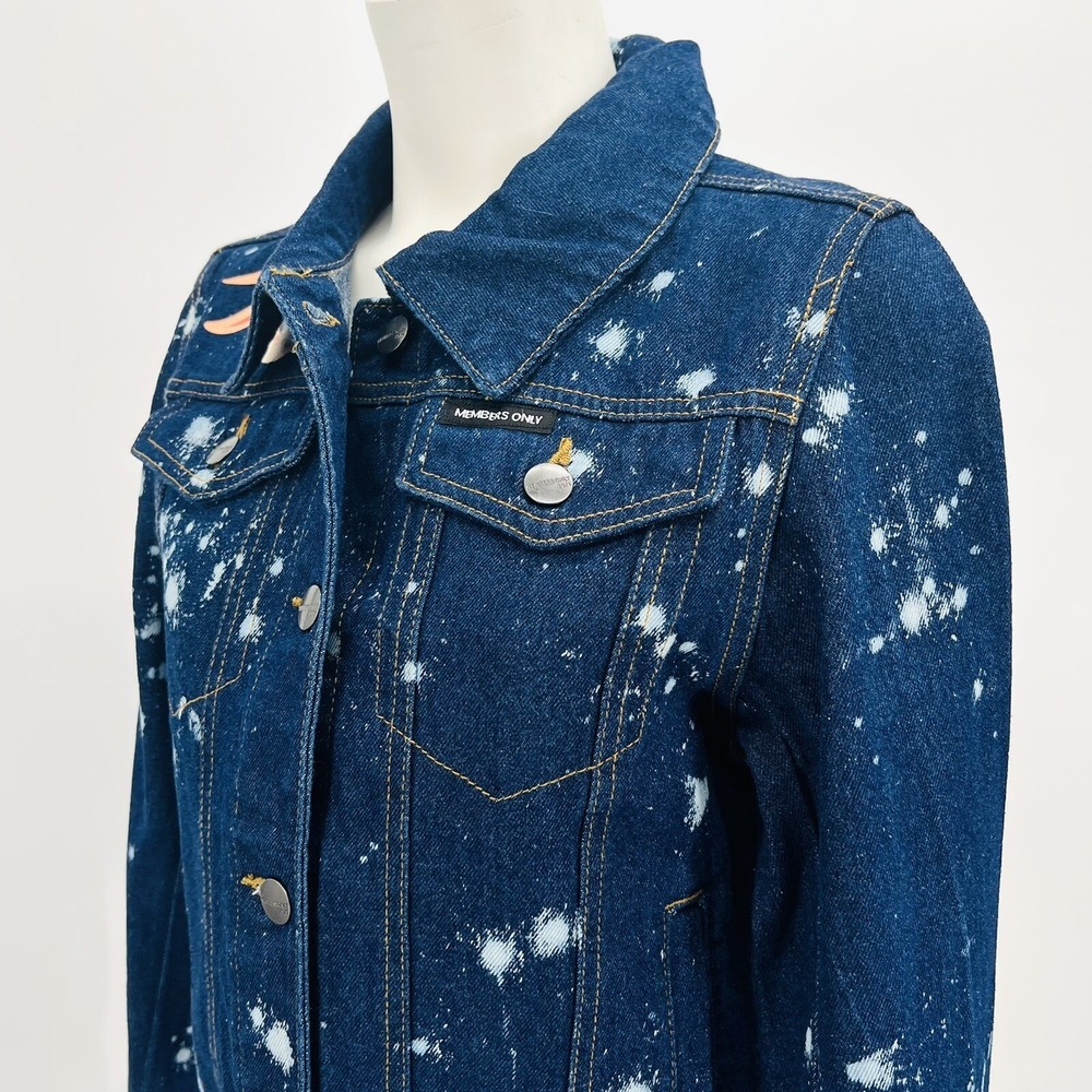 NWT Members Only Women's Space Jam Legacy Looney Tunes Squad Blue Jacket Size M - Picture 10 of 11